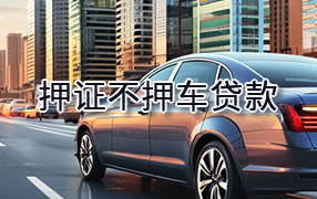 阜阳押证不押车贷款